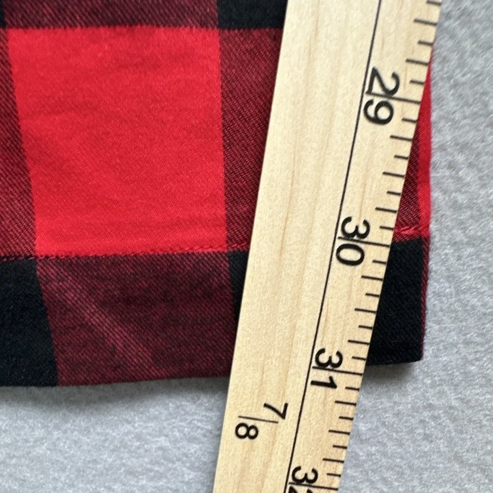 NWT Polo Ralph Lauren Pajama Pants Mens XL Red Black Buffalo Plaid Cotton